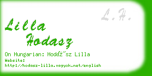 lilla hodasz business card